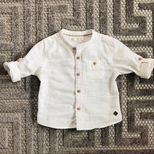 baby boy linen shirt